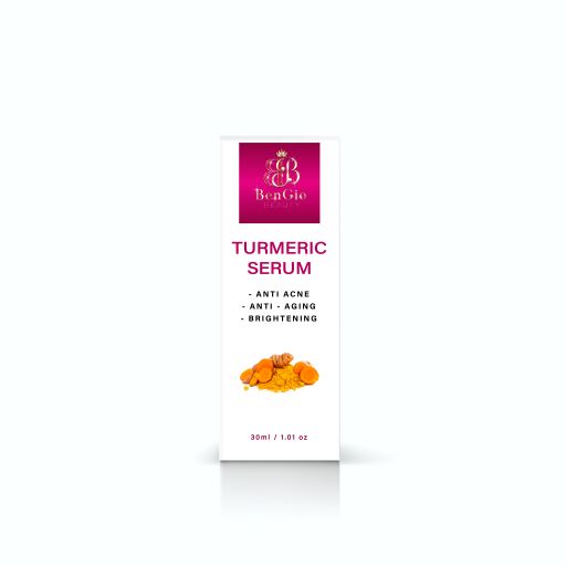 BenGio Beauty Turmeric and Tea Tree Facial Serum for Anti-Acne and Anti-Aging. 30ml